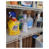 Lot of cleaning supplies and misc