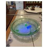 Uranium Glass Candy Dish