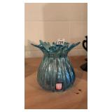 Hand Blown Glass Vase