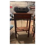 Small Wooden Telephone Stand