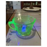 Uranium Glass Measuring Cup