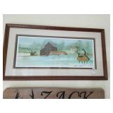 Summer at the mill signed 350/1000 38 in. X