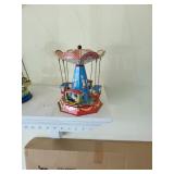 German made tin toy 7in. Tall working