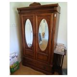 Stanley wardrobe 78" high, 44