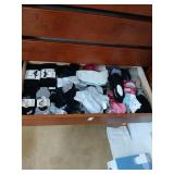 Drawer lot of womens socks, many new