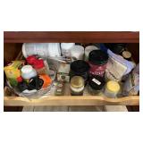 Cabinet Contents, Food Containers, Protein, etc.