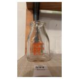 Franklin Dairy Fairhope PA Half Pint Milk Bottle