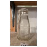 W R Furer Milk Bottle
