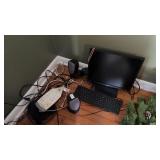 Computer Monitor and Speakers