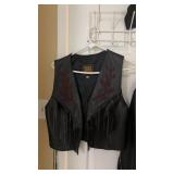 Leather Apparel Vest Size 12