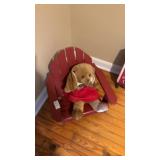 Wooden Chair and Bunny