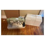 Vintage White Sewing Machine