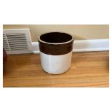2-Tone Stoneware Crock