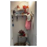 Decor, Hats and Contents of Basement Stairs