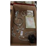 Tray Lot of Costume Jewelry