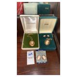 Lot of Cameo Necklaces and Earrings