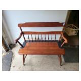 Wooden bench 36in. Wide