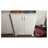 White Storage Cabinet NO CONTENTS
