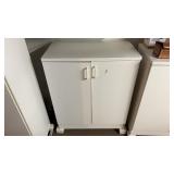 White Storage Cabinet NO CONTENTS