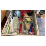 2 Drawers of Paint Supplies