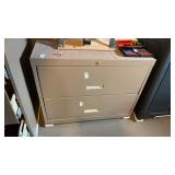 2-Tier Filing Cabinet NO CONTENTS