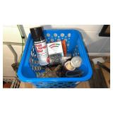 Container with Battery Tester, Hornet Killer,