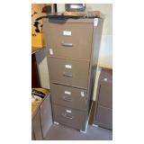 4-Tier Filing Cabinet NO CONTENTS