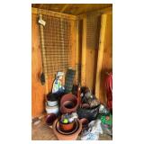 Lot of Planters, Soil and More