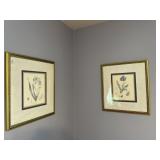 2 framed print wall decor
