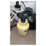 2 Pump Sprayers, Watering Can, and Baskets