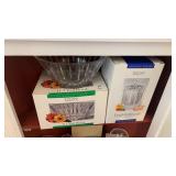 Lot of Toscany Crystal Bowl and Barrel