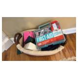 Basket of First Aid Kit, Medical Supplies