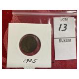 1905 Indian head cent