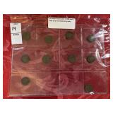 Indian head sense, four 1906, six 1907