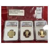 Three 2016  S Pres $1 NGC PF69UC