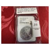 2021 W eagle Heraldic Eagle T-1 NGC MS70