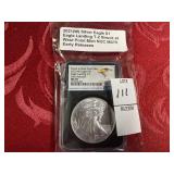 2021 W eagle $1 Eagle landing T-2 NGC MS70