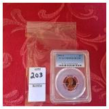 1999 -S Lincoln 1C PCGS PR69RD DCAM