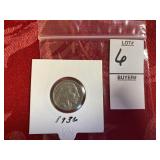 1936 Buffalo nickel