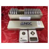 Sixteen 2008, 2009, 2010 clad 25C  NGC PF70UCAM