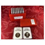 Ten 2000-S  2009-S Kennedy 50C  NGC PF69UCAM