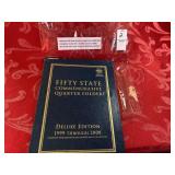 Whitman quarter folder, 19992008, 85 coins,