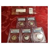 2012 S silver ATB 25c PCGS PR70