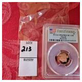 2021-S Lincoln 1C PCGS PR69RD DCAM shield Birth