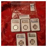 2016 S silver America the beautiful 25C PF70