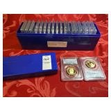 20, 2007 S thru 2011 S Pres $1 PCGS PR69DCAM