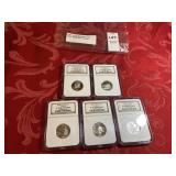 2008 S Silver state 25c NGC PF70