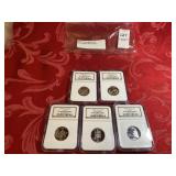 2008 S clad state 25c NGC PF65