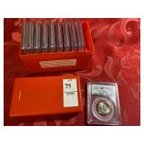 Ten 2010 P and D ATB quarters PCGS SP68