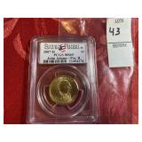 2007D John Adams POS B Pres one dollar PCGS MS69